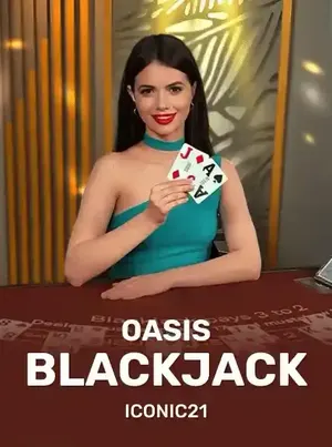 Oasis Blackjack dealer at EliteSpin Casino